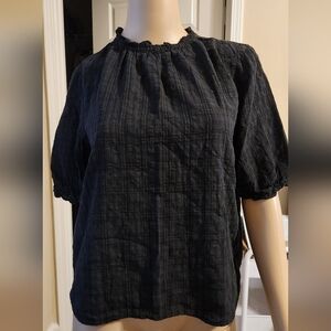 Universal Thread Charcoal Textured Blouse